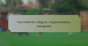 Tore André Flo: Tidiga år, Ungdomsklubbar, Familjestöd